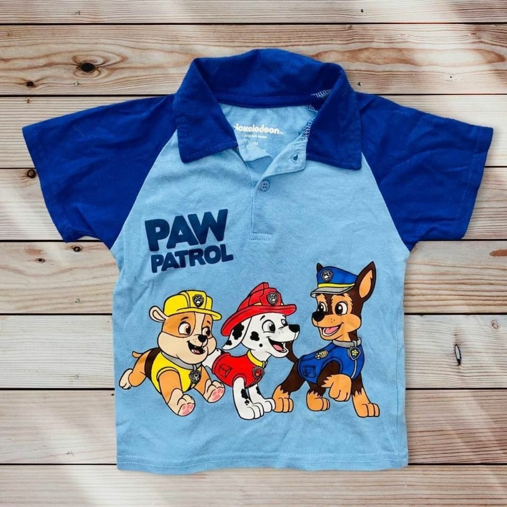 D1 Paw Patrol Shirt Baby Toddler Nickelodeon Chase Rubble Marshall 24 Months